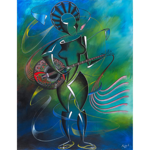 Zeze instrumental Series is a painting by Artbyabu Acrylic on Canvas.